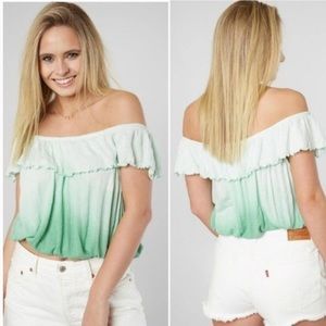 Free People Cora Lee Off the Shoulder Top cami boho flare size XS casual chic